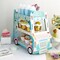 3 Tier Blue Pink 16" Cardboard Ice Cream Truck Cupcake Stand Party Decorations